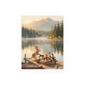 Sunset Serenade on the Wooden Dock