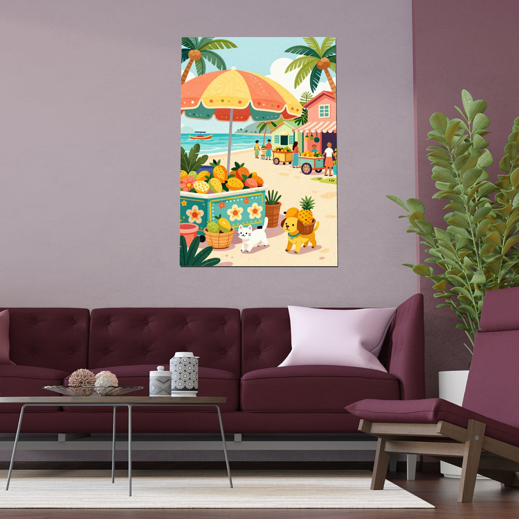 Vibrant Tropical Oasis