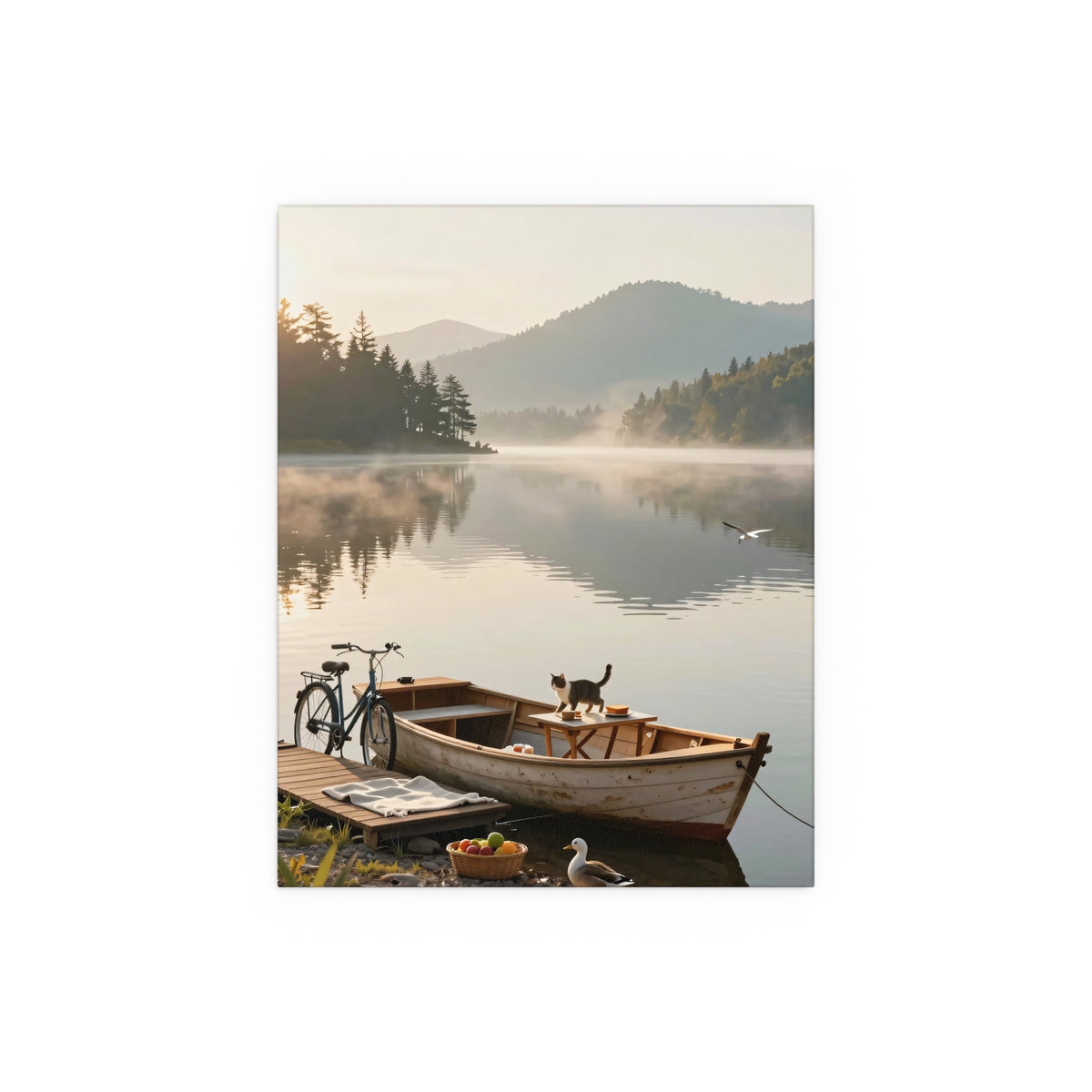 Foggy Lake Serenity