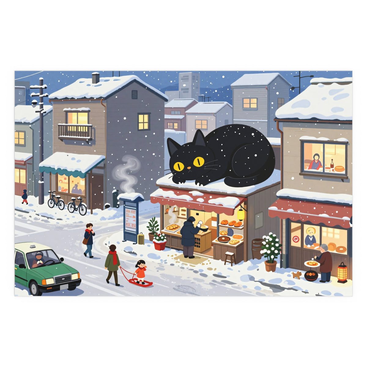 Whimsy on the Winter Roof