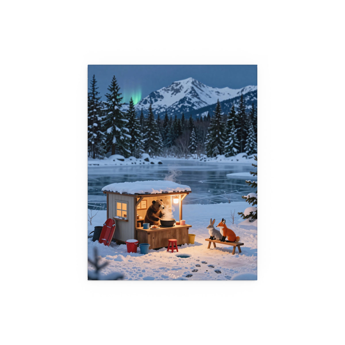 Aurora's Winter Slumber