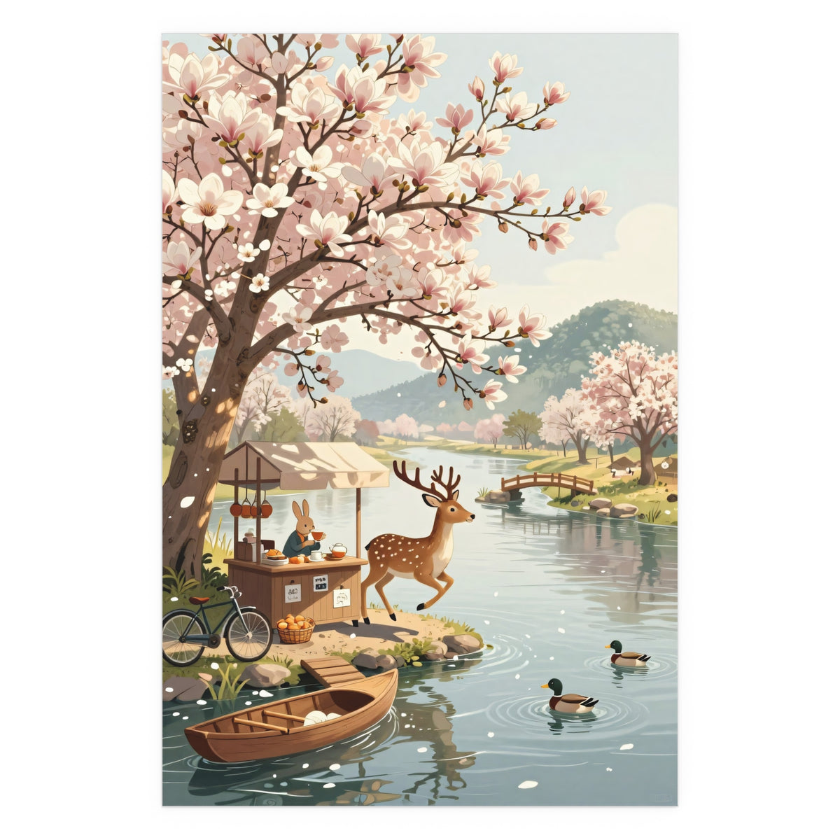 Serene Village Awakening