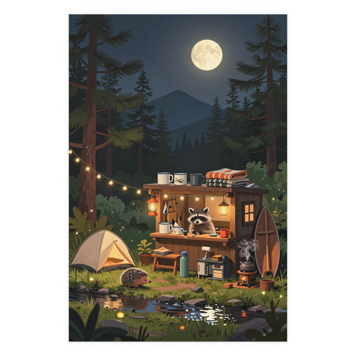 Moonlit Woods of Wonder